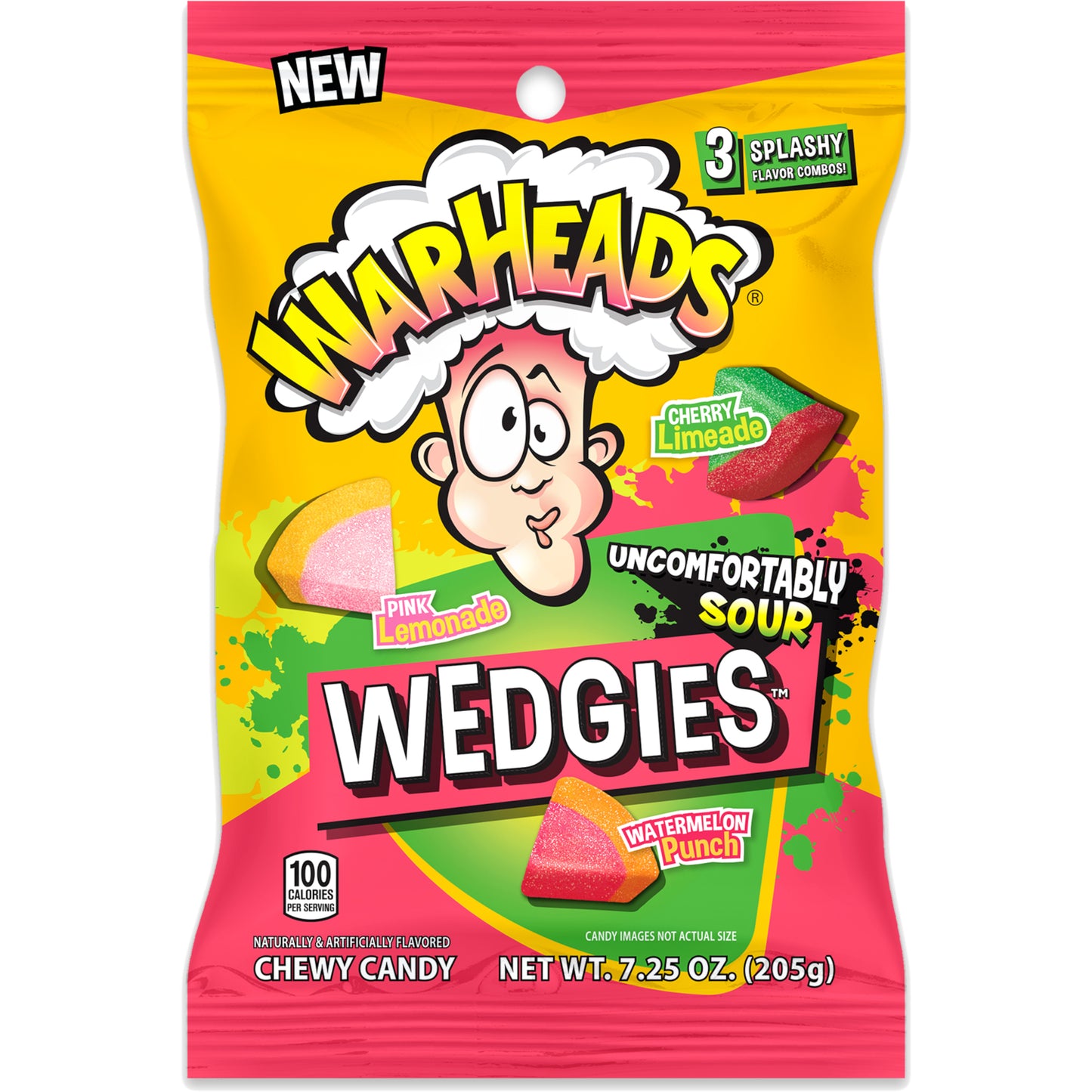 Warheads Sours, Sour Patch Kids, and Trolli Sour Gummies, Oscar Mayer Hot dog gummy